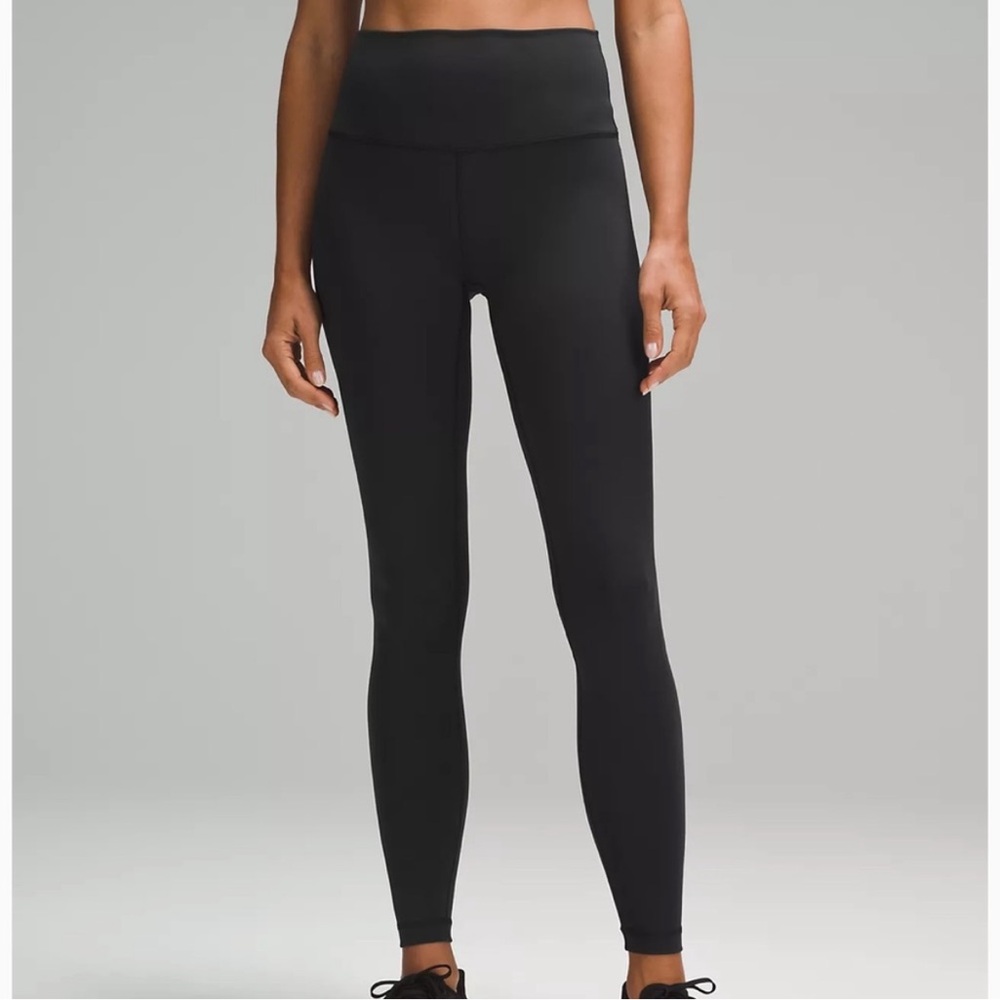lululemon athletica wunder train contour fit high rise tight 25” black legging 6